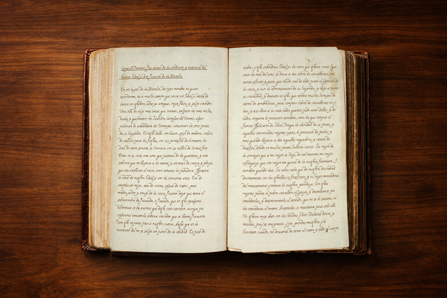 El manuscrito original de Don Quijote — Edición de coleccionista