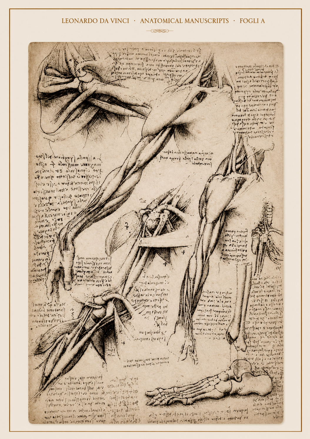Leonardo da Vinci — Anatomical Manuscripts · Fogli A