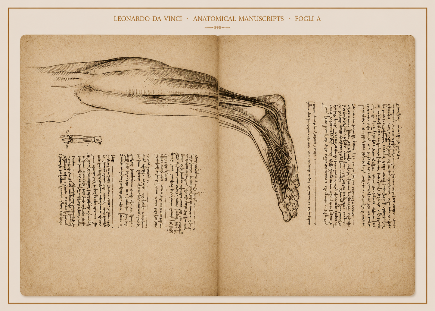 Leonardo da Vinci — Anatomical Manuscripts · Fogli A