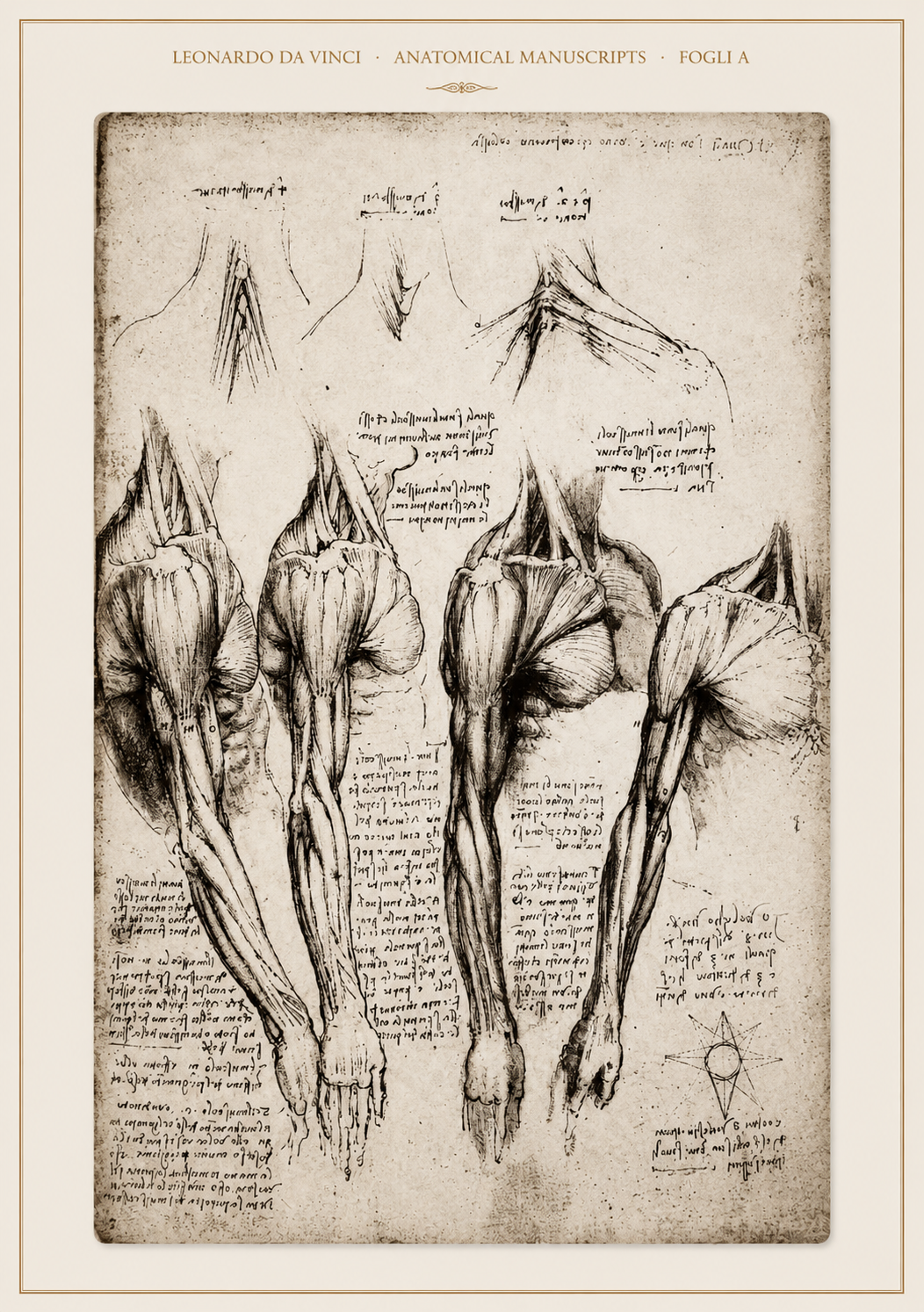 Leonardo da Vinci — Anatomical Manuscripts · Fogli A