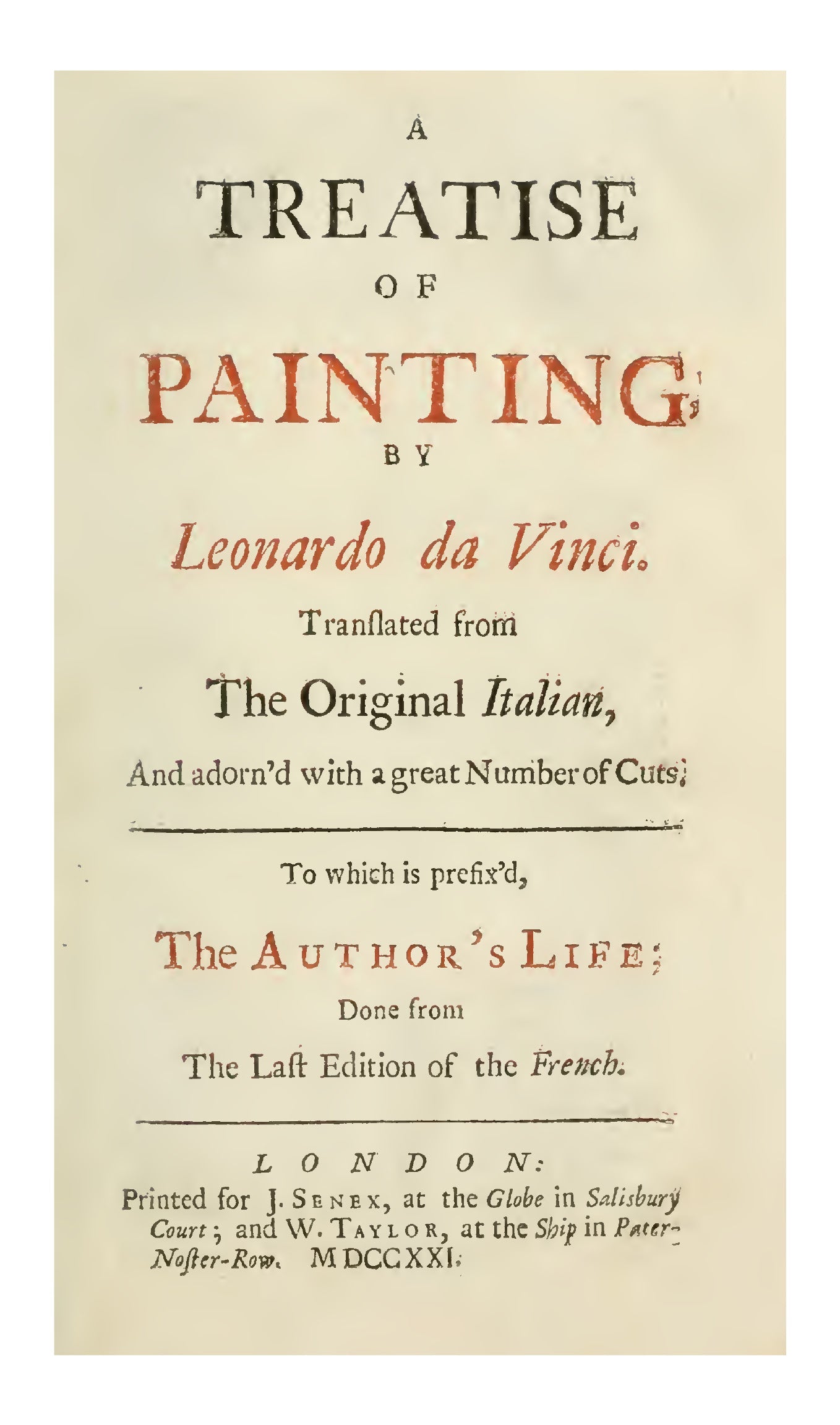 Tratado de la Pintura de Leonardo da Vinci | Edición Facsímil