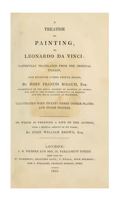Tratado de la Pintura de Leonardo da Vinci | Edición Facsímil
